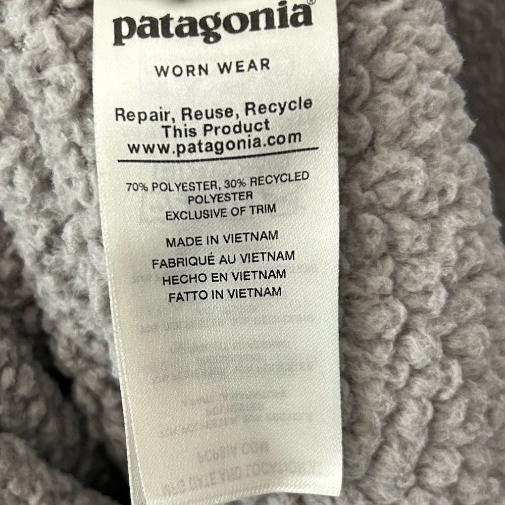 Patagonia Women's Quarter Zip Pullover in Gray Small - Picture 6 of 6
